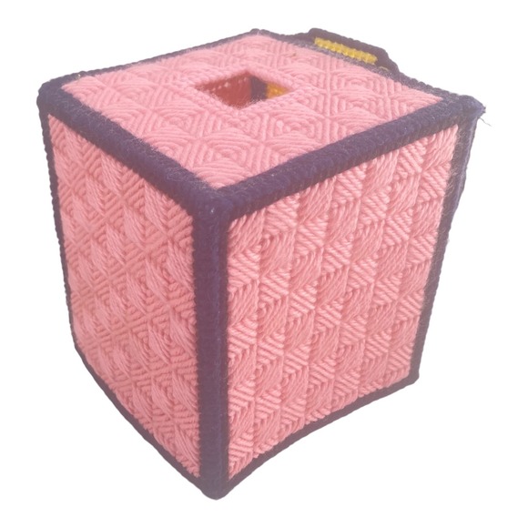 TWEETY BIRD NURSERY CLASSROOM TISSUE KLEENEX BOX COVER YARN Cross Stitch Estate - Picture 7 of 7